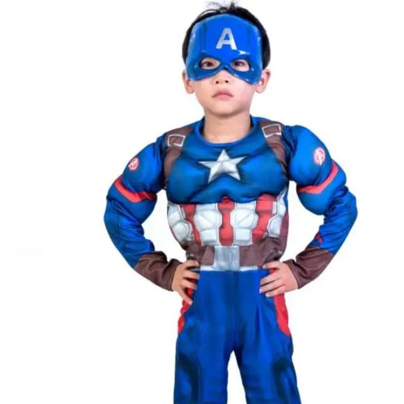 Captain America Costume for Boys | Authentic Avengers Outfit - Picture 2 of 6